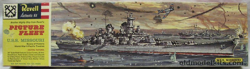 Revell 1/535 USS Missouri Picture Fleet, H300-200 plastic model kit